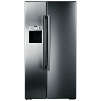Siemens KA62DP92GB American Style Fridge Freezer, Stainless Steel Siemens KA62DP92GB American Style Fridge Freezer, Stainless Steel